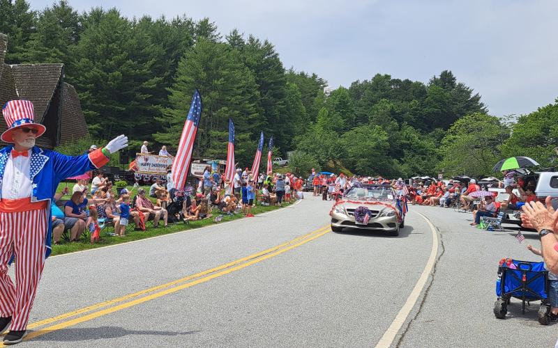 Megan Broome/The Clayton Tribune. Hundreds of people watched the Sly Valley Independence Day Grand Parade July 3. 