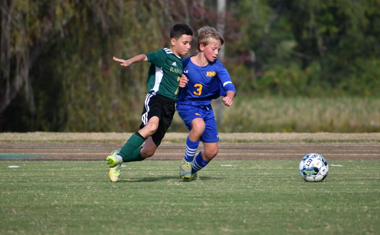 Wade Cheek/The Clayton Tribune. RGNS Middle School soccer will take on Summit Charter School tomorrow at 4:30 p.m. and attempt to bring home a Tri-State title. 