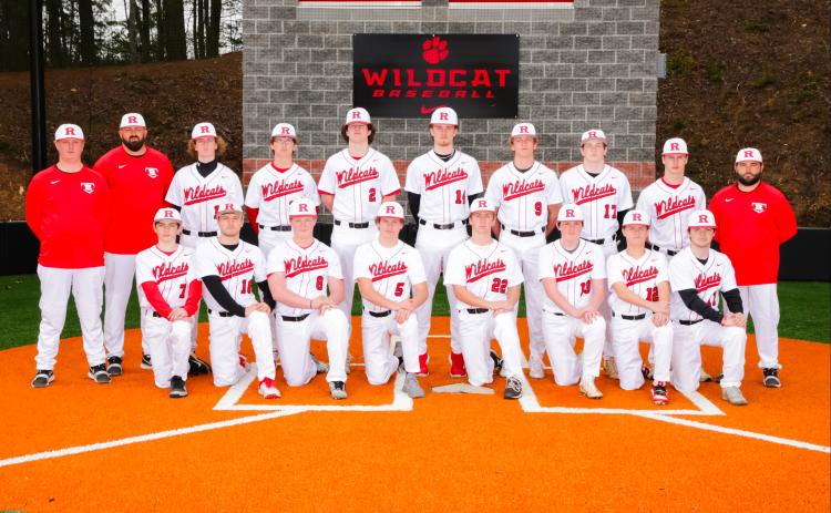 Submitted. The Rabun County high school baseball team includes Alden Kilby, Carver Jarrard, Cooper Welch, Eli Green, Elvis Hunt, Gabe Porter, Grant Bryson, Hunter Giles, Jarret Giles, Lleyton Phillips, Noah English, Parker Smith, Reid Giles, Ryan Yearwood and Ty Truelove. Satterfield is assisted by coaches Preston Pitts and Robert Riley. 