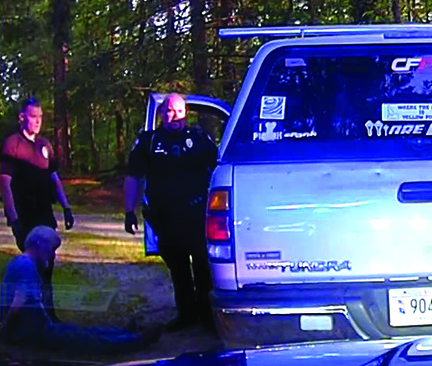 Clayton Police Department. Dashcam footage of Clayton Police Officers Travis Cross and Travis Gibson arresting Alton Owens, 73, in May. Gibson has since left the department. 