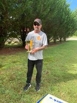 Submitted photo. Richard Dunn of Tiger was the winner of the cornhole tournament at the Tiger Corn Festival. 