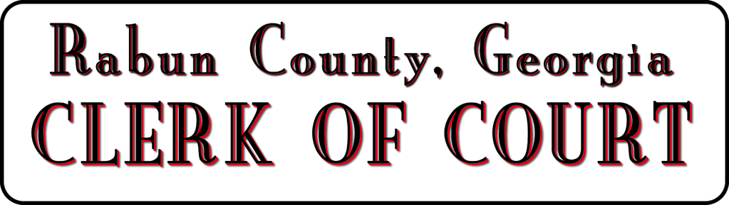 Rabun County, Ga. Clerk of Court