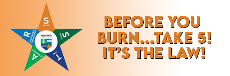 Know the law before you burn. 