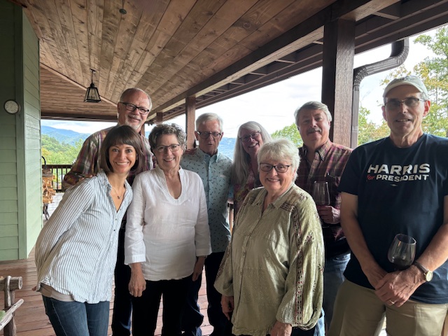 Photo courtesy of Rabun County Democrats. Current leaders of the Rabun County Democrats include Carol Short, vice chair of communications and membership; Don Martin, chair; Laura Hart, secretary; Rick O’Hara, treasurer; Janice Cochrane, first vice chair; Kris Martin, vice chair of nurture; Mac Bennett, state representative; and Bill Stueck, vice chair representing District 9. 