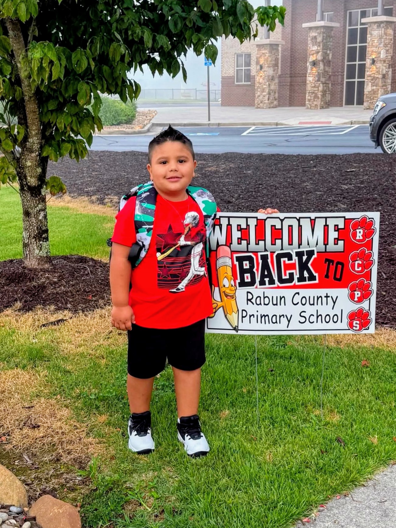 Photo submitted. Luka Velazquez-Almazan, 5, is excited for his first day of Pre-K at Rabun County Primary School (RCPS) on Thursday, Aug. 6. 
