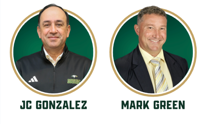 Submitted. Rabun Gap has named JC Gonzalez Interim Athletic Director and Mark Green has been named Interim Assistant Athletic Director. They will fill holes left by exiting A.D. Dale Earnhardt and Assistant A.D. Bart Sasnett.