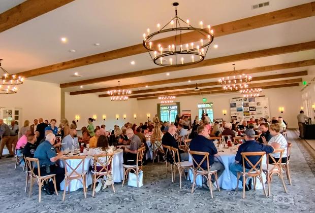 Megan Horn/The Clayton Tribune. Elected officials, local leaders and community members attended the Forward Rabun Legislative Breakfast held at The Dillard House on Aug. 18. 