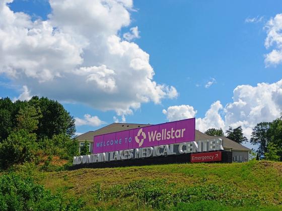 Megan Horn/The Clayton Tribune. Motorists will notice new signage saying “Welcome to Wellstar Mountain Lakes Medical Center” as the local hospital was officially acquired by Wellstar Health System. Wellstar Health System and Mountain Lakes Medical Center announced on Monday, Aug. 10, Wellstar has completed its acquisition of the hospital. 