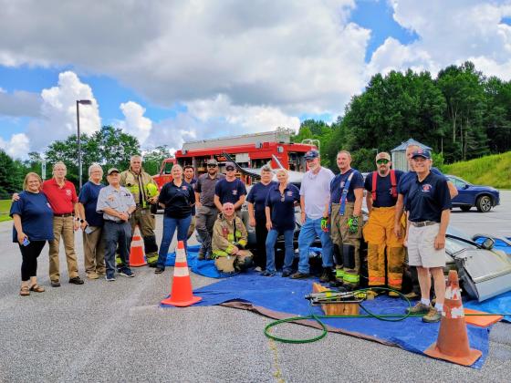 Megan Horn/The Clayton Tribune. Sky Valley-Scaly Mountain Volunteer Fire Rescue serves citizens in North Carolina and Georgia.