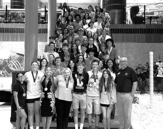 Photo courtesy of Rabun County 4-H. Pictured is the Northeast District Georgia 4-H Delegation at State Congress this past July. Rabun County had 2 compete at the state level. National 4-H Week will be held Oct. 4-10.
