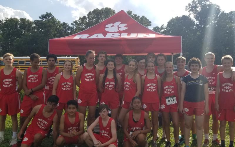 The Rabun County cross country team. (Submitted Photo)