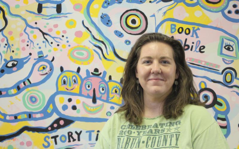 Megan Broome/The Clayton Tribune. Stephanie Howard, Rabun County library manager, will have her last day on Wednesday, August 7 after almost eight years of service.