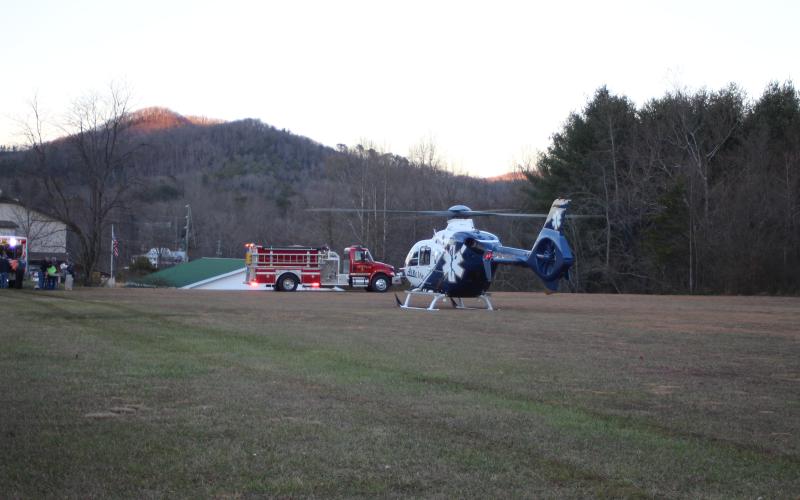 Megan Broome/The Clayton Tribune. Two women were killed and one teenager airlifted following a high-speed crash in Dillard Monday. Dec. 30.