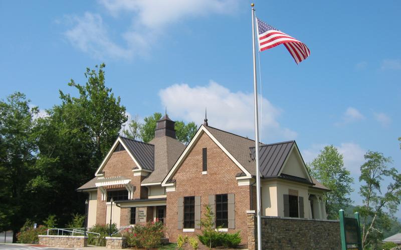 The Rabun County Historical Society and county archives are housed in this building at the corner of Church and Hiawassee Street in Clayton.