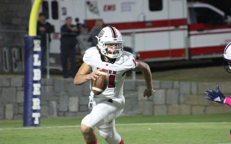 File photo RCHS quarterback Gunner Stockton passed for 43 touchdowns and ran for 19 last season.
