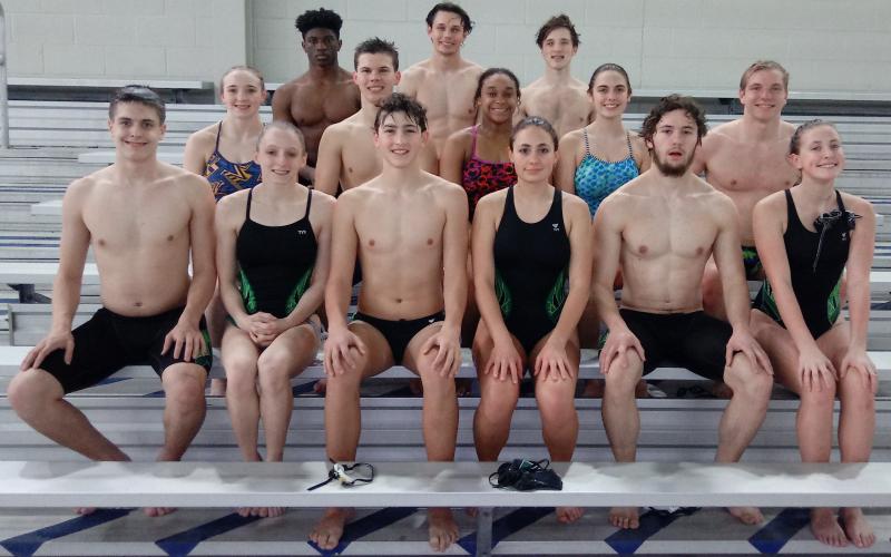 Andy Diffenderfer/The Clayton Tribune On the front row, from left, are Nelson Wilkinson, Halle Weyrich, Matt Cochran, Layne Kafsky, John Nichols and Sammy Hartman; second row, Karis Tatum, Caden Griffis, Tamia Moss, Reid Kafsky, Hunter Weyrich; third row, Gabe Iluma, Riley Barron and Chris Geiger.