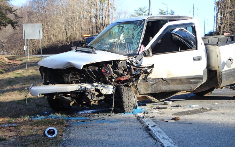 Megan Broome/The Clayton Tribune. A two-vehicle accident on Ga. 15 near Clayburn St. in Clayton at 7:41 a.m. on Saturday, Feb. 15 occured about four hours after a two-vehicle accident in the same spot earlier that morning.
