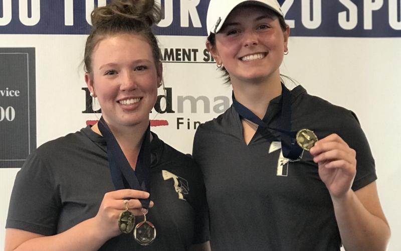 Wendy Jackson/Tallulah Falls School Brinson Hall and Maggie Jackson both posted 82s at the West Hall Invitational last Saturday.
