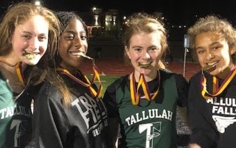 Submitted photo Pictured are Lucy Ladd, Taylor Brown, Chesney Tanksley and Julianne Shirley.