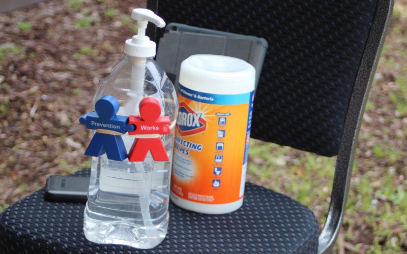 Sanitizing supplies