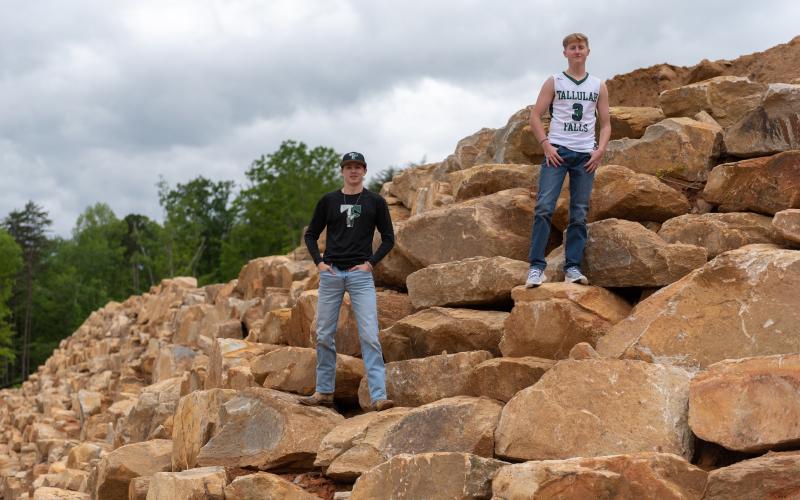 Lane Gresham/Tallulah Falls School. Survivors of Acute Lymphoblastic Leukemia, Kale Corbett and Cainan Yaskiewicz, excel in athletics and academics at Tallulah Falls School.
