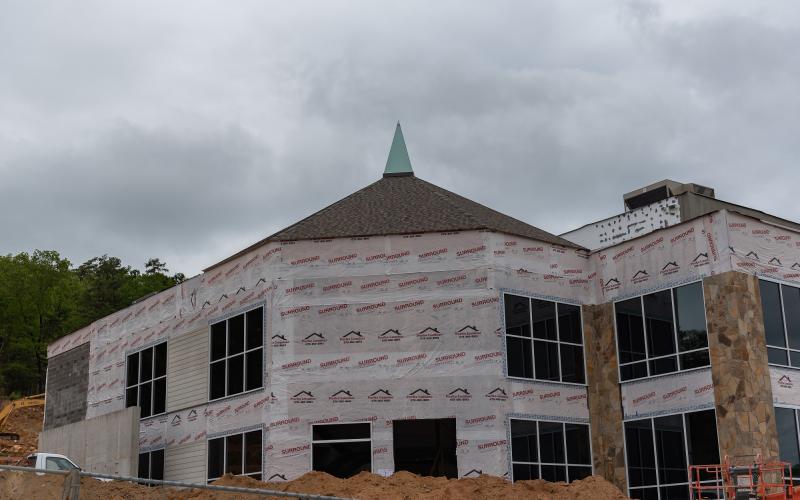 Submitted photo. Construction of the Tallulah Falls School natatorium began in April 2019 and progresses toward completion. The target for the grand opening is spring 2021.