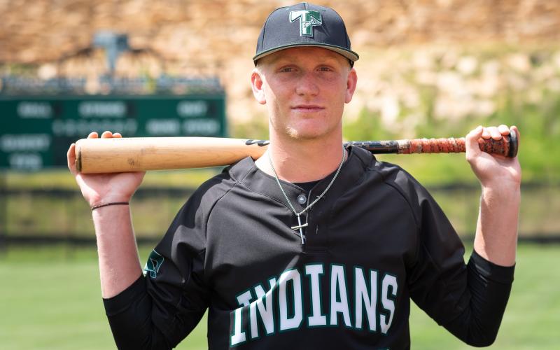 Photo submitted by Tallulah Falls School. A preseason all-state catcher, Tallulah Falls School's Chathan Clouatre was betting .286 when last season was cut short.