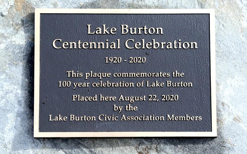Photo courtesy Leif Erickson. A commemorative plaque was presented at Saturday's event.