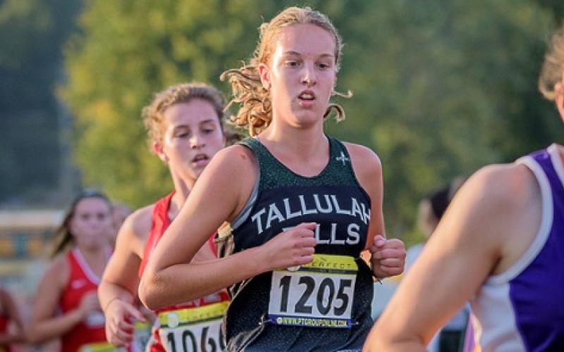 Submitted photo by Tallulah Falls School. Lucy Alexander finished 13th at area and 36th at the state meet for Tallulah Falls.