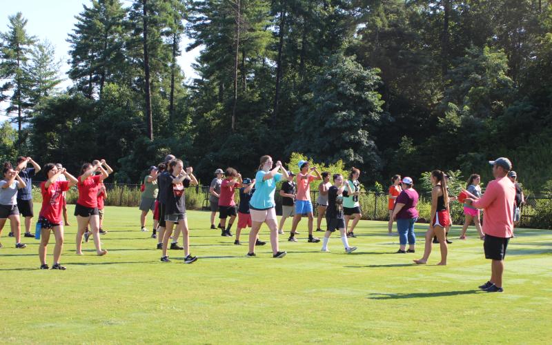 Megan Broome/The Clayton Tribune. 2020 RCHS Band Camp.
