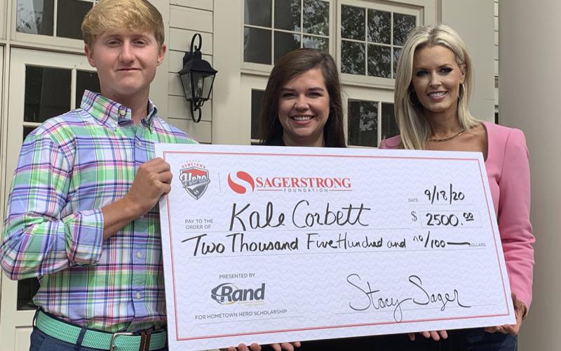 Photo courtesy of Tallulah Falls School. The SagerStrong Foundation named Tallulah Falls School senior Kale Corbett as its Hometown Hero Award Winner during National Blood Cancer Awareness Month.