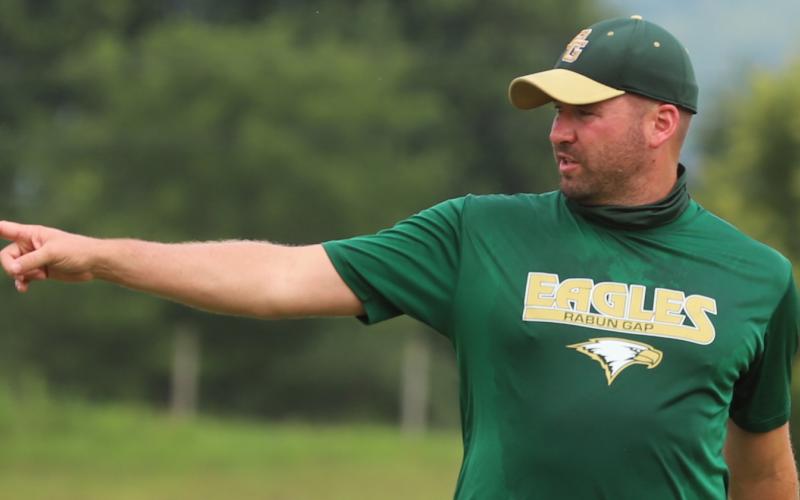 Photo courtesy Rabun Gap-Nacoochee School. Head coach Joe Sturdivant.
