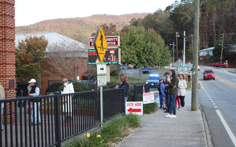 Megan Broome/The Clayton Tribune. Rabun County had a 70.14 percent voter turnout for Tuesday's Presidential Election.