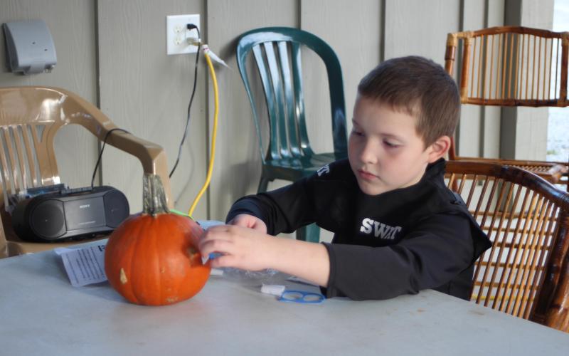 Megan Broome/The Clayton Tribune. Kids and their families had a blast at the Fall jamboree in Clayton on Halloween night.