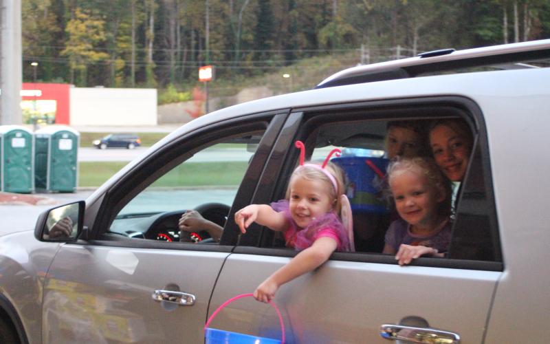 Megan Broome/The Clayton Tribune. The Food Bank of Northeast Georgia held a drive-thru trick or treat event on Oct. 22