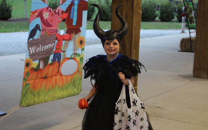 Megan Broome/The Clayton Tribune. Kids and their families had a blast at the Fall jamboree in Clayton on Halloween night.