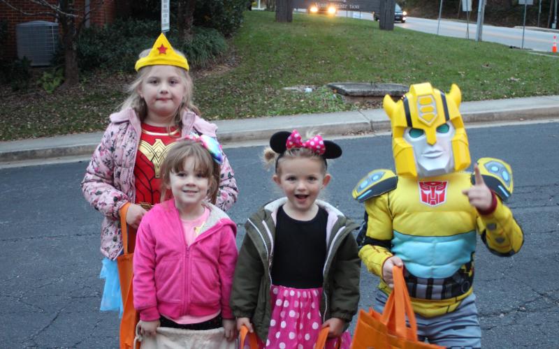 Megan Broome/The Clayton Tribune. Kids and their families had a blast at the Fall jamboree in Clayton on Halloween night.