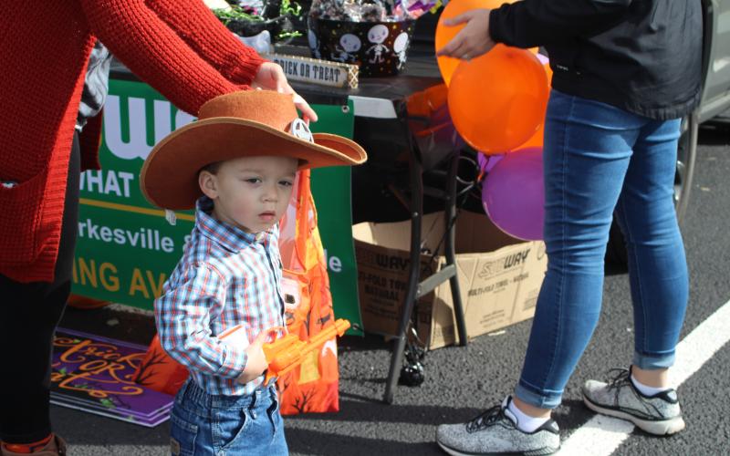 Megan Broome/The Clayton Tribune. The Rabun County Parks and Recreation Department held a community trunk or treat on Halloween.