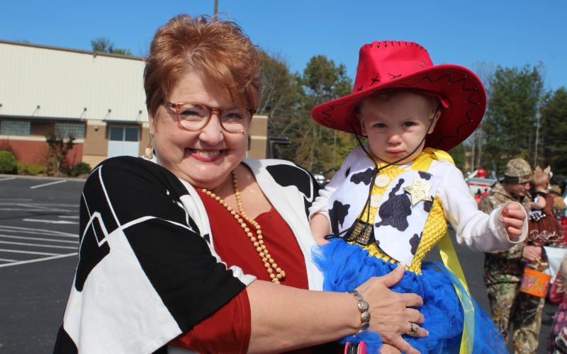 Megan Broome/The Clayton Tribune. The Rabun County Parks and Recreation Department held a community trunk or treat on Halloween.
