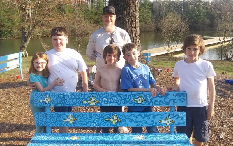 Submitted photo. Pictures are: Front row- Cora shipman, Brayden Shipman Silas Early, Ian Echols and Ezra Early. Back Row- Anthony Shipman.