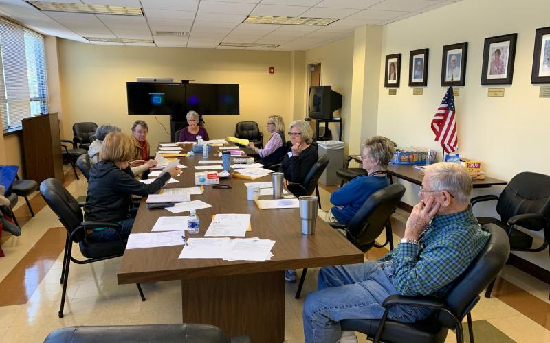 Submitted photo. Volunteers attended a training session last week in preparation for the opening of the new Community Dental Clinic, spearheaded by The Rotary Club of Clayton.