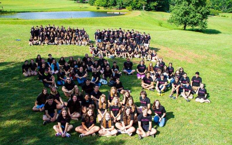Submitted photo. Catholic Parishes from Atlanta, Ga. as well as Wisconsin, Maryland, Michigan, Alabama, and Rhode Island participate in Restore Mission Week as part of the Life Teen Movement at Camp Covecrest in Tiger last week.