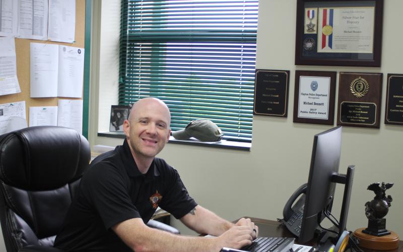 Megan Broome/The Clayton Tribune. Lt. Michael Bennett is the new assistant jail administrator at the Rabun County Detention Center. He started at the beginning of May.