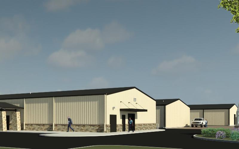 Photo courtesy of Rabun County Schools. A rendering of Rabun County High School’s $7 million Agricenter once construction is complete. The facility will be the home of the Rabun County Future Farmers of America (FFA).