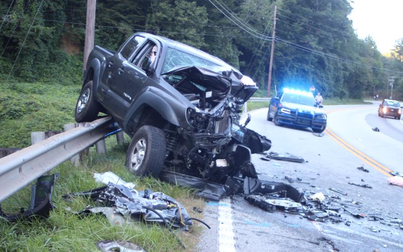 Megan Broome/The Clayton Tribune. A Rabun County Detention Center officer, Courtney Faith Zajdowicz, 26 of Clayton, died Wednesday in a two-vehicle accident near George Eller Curve North of Clayton.