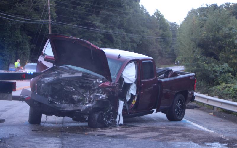 Megan Broome/The Clayton Tribune. A Clayton man is charged with Vehicular Homicide and DUI after it crashed into a Toyota Tacoma and killed a Rabun County Detention Center Officer, Courtney Faith Zajdowicz, 26 of Clayton, near George Eller Curve North of Clayton Wednesday.