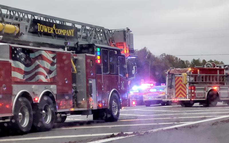 Photo courtesy of Conner Horn. A 5-year-old boy and 29-year-old Alto woman died Oct. 29 in an accident at Ga. 365 and Mt. Zion Road in Habersham County.