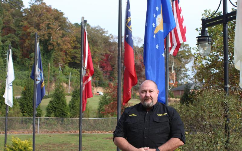 Submitted photo. Andy Strait served active duty in the United States Air Force from 1989-1993 and then in the reserves until 1995 as a police officer.