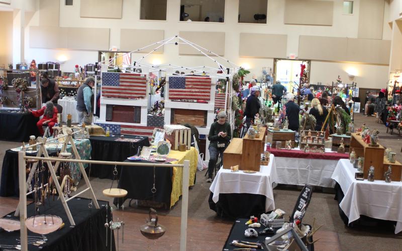 Megan Broome/The Clayton Tribune. The Festival of Trees and Holiday Shopping Exposition was held at the Rabun County Civic Center last Friday and Saturday.