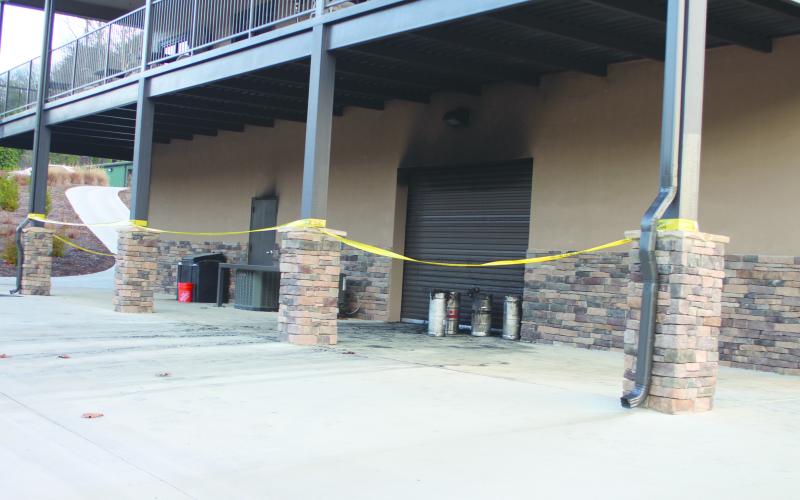 Megan Broome/The Clayton Tribune. The Rabun County Golf Course Pro Shop and Wildcat Grill in Clayton are temporarily closed following a structure fire on Dec. 23. The fire resulted in multiple golf carts destroyed and heat and smoke damage. The fire appeared to be accidental and originate due to an electrical issue with a golf cart on the property, according to the Office of Commissioner of Insurance and Safety Fire.